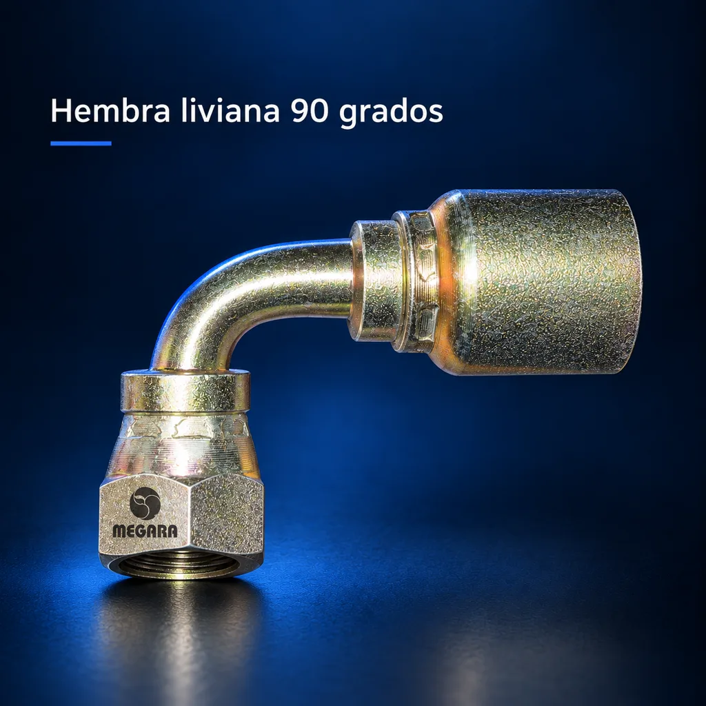 Hembra Liviano 90 Grados M-16 / T10 R1-R2