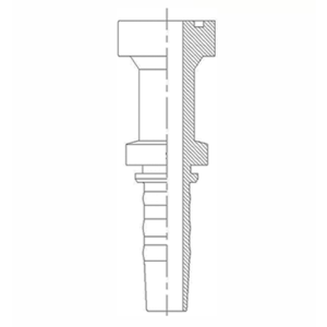 CEIQ1 Conector Espiga Brida CAT R13 / 4SH